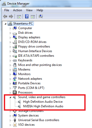 Install Sound Devices Windows Vista