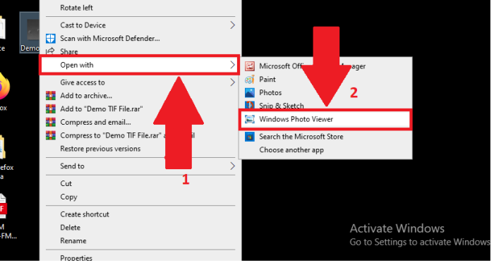 how to open tif files in windows 10