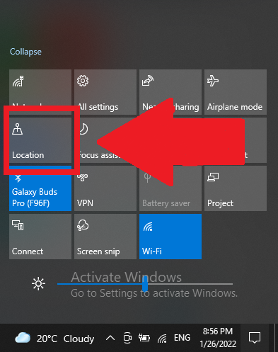 enable-location-service-from-quick-settings-windows-11